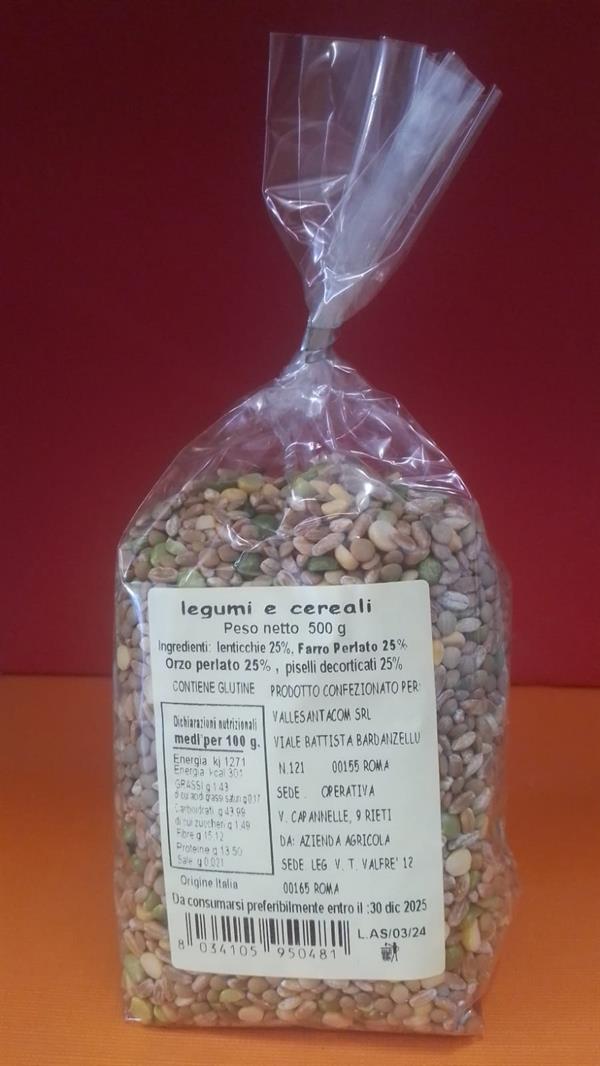 MINESTRA LEGUMI E CEREALI                          C813N