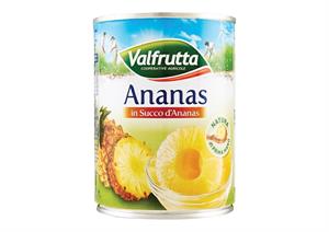 ANANAS A FETTE IN SUCCO VALFRUTTA 1PZ=580 GR