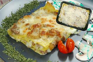 LASAGNE SALSICCIA E                 FUNGHI MINI       P633