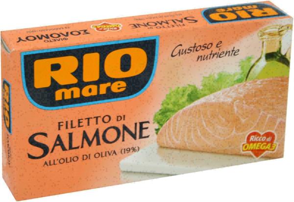 SALMONE RIO MARE ALL'OLIO D'OLIVA                    PE203N