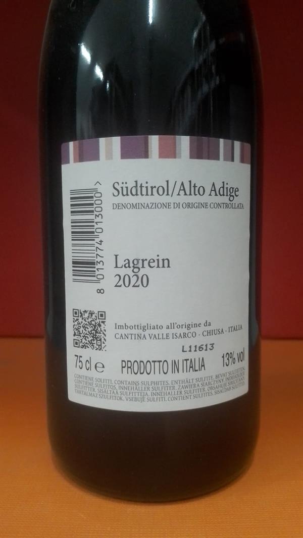 VINO LAGREIN DOC - C.P. VALLE ISARCO 0,75X1PZ