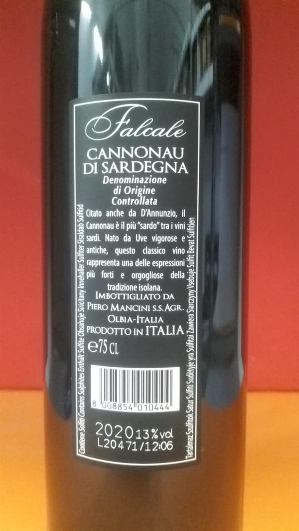 VINO CANNONAU DI SARDEGNA DOC - PIERO MANCINI 0,75X1PZ