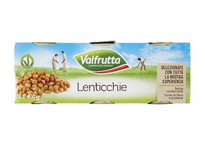 LENTICCHIE VALFRUTTA LATTINA 3PZX400GR