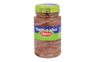 FILETTI DI ALICI D'AMICO 1 PZ=140 GR