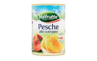 PESCHE SCIROPPATE VALFRUTTA 1PZ=411 GR