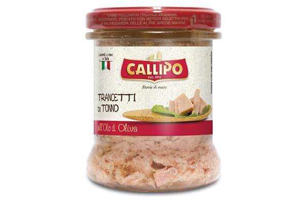 TONNO CALLIPO TRANCETTO IN VETRO 1 PZ=170 GR