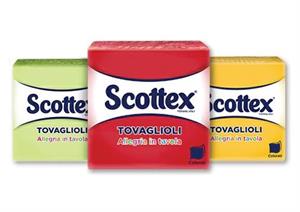 TOVAGLIOLI SCOTTEX COLORATI 2 VELI 33*33