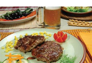 HAMBURGER SCAMORZA PORCINI 2 PZ     VITELLONE      P466