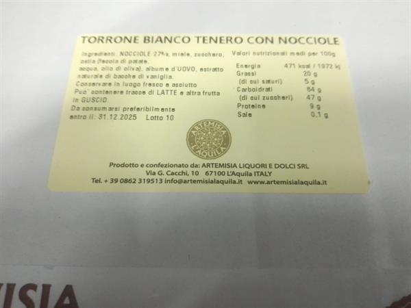 TORRONE TENERO BIANCO 200GR                     D170