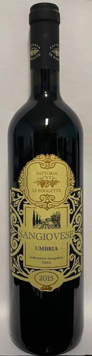 VINO SANGIOVESE IGT ROSSO FATTORIA LE POGGETTE LT 0.75X1PZ