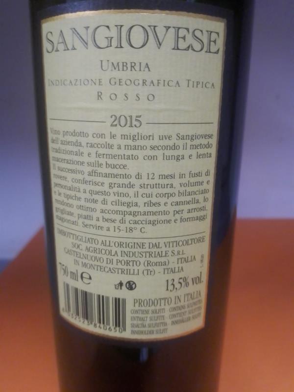 VINO SANGIOVESE IGT ROSSO FATTORIA LE POGGETTE LT 0.75X1PZ